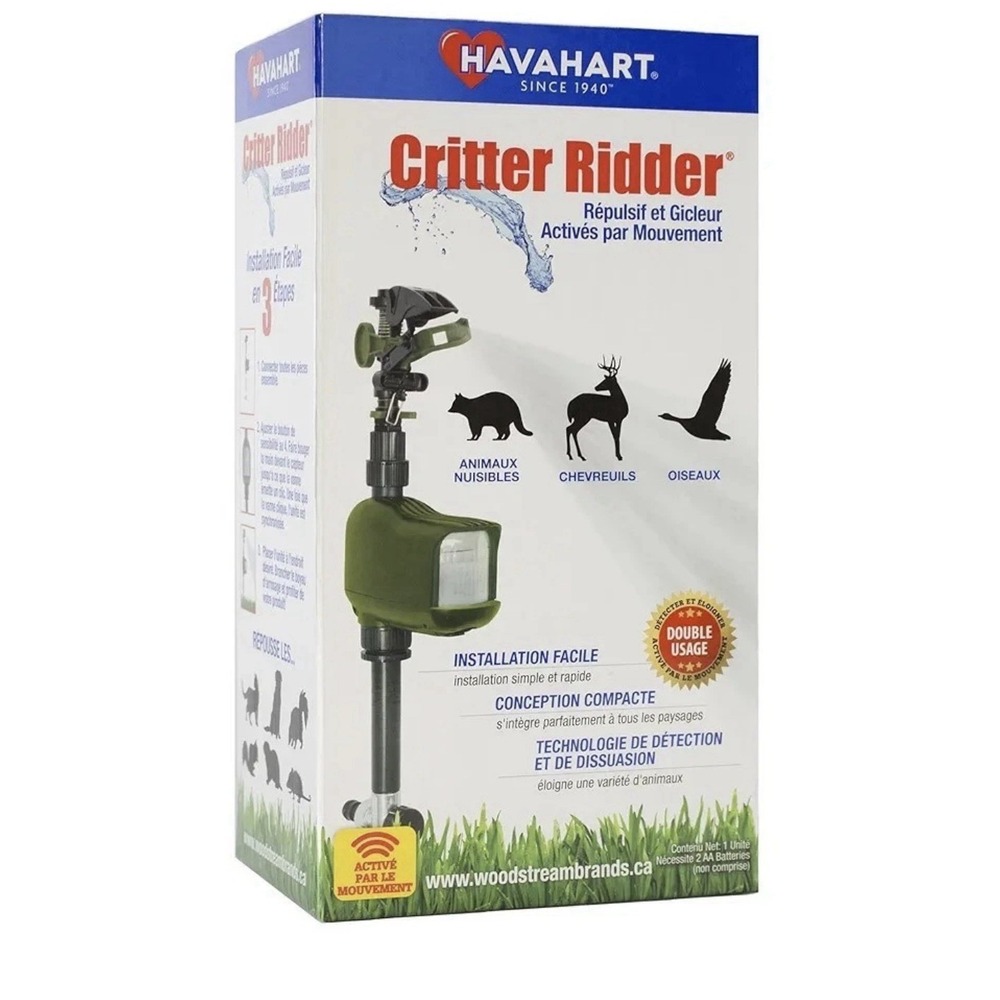 Havahart 5277 Critter Ridder Motion Activated Sprinkler Animal‎ Repellent